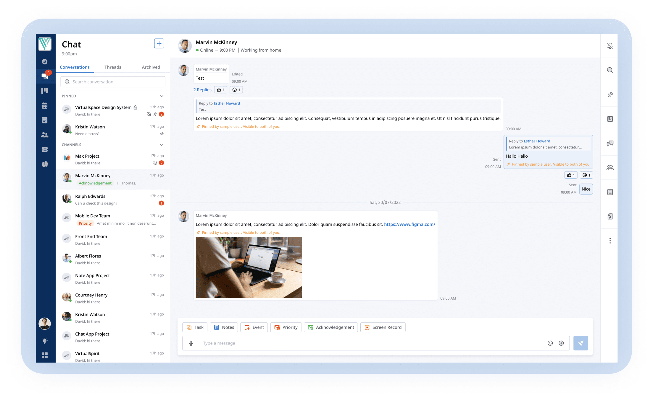 Pinned Messages Illustration